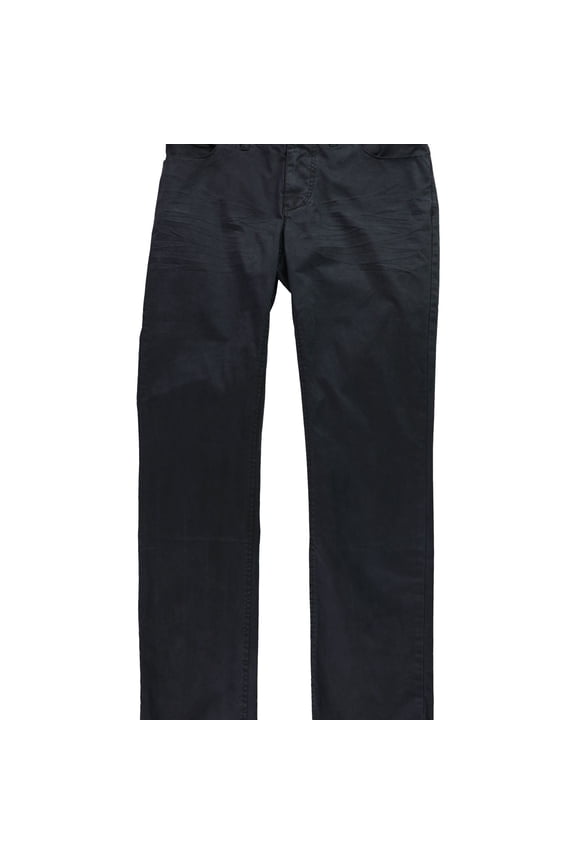 Mens Weathered Casual Trouser Pants, Blue, 33W x 34L