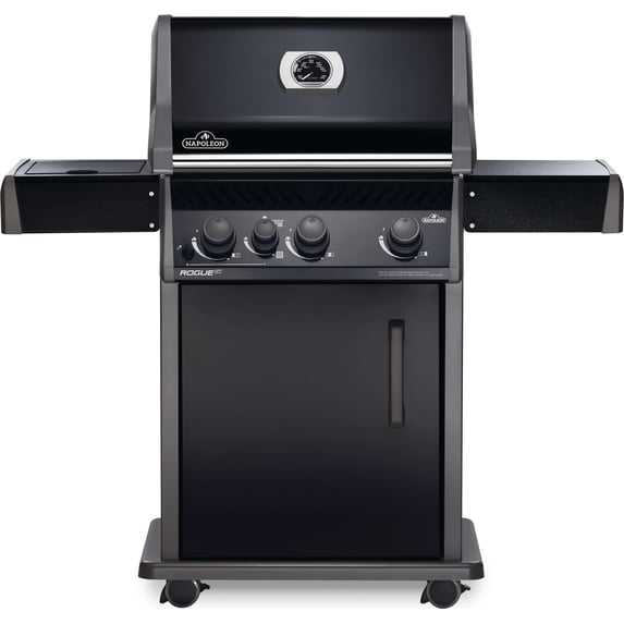 Rogue® XT 425 Natural Gas Grill with Infrared Side Burner, Black