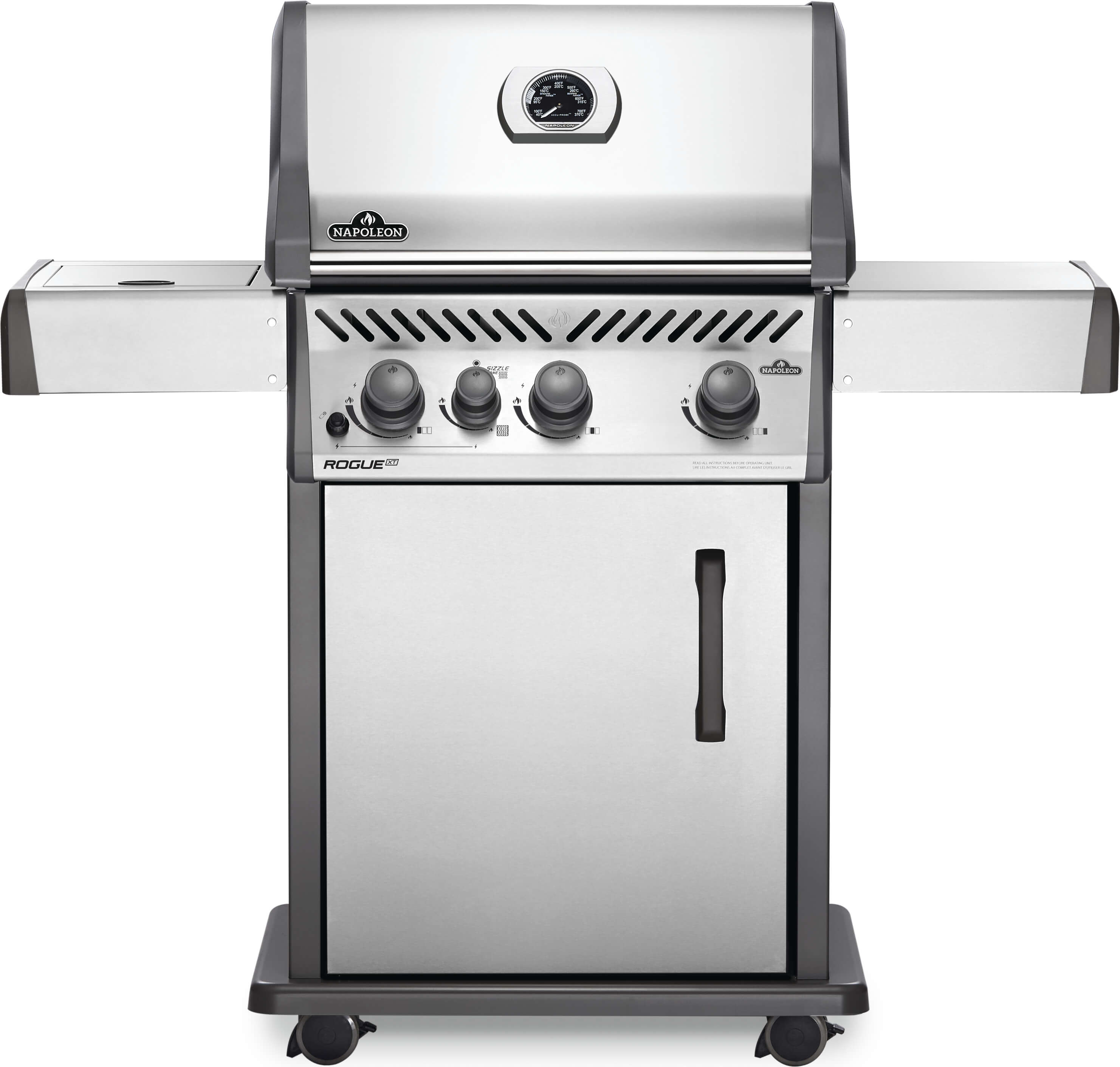 Rogue® XT 425 Natural Gas Grill with Infrared Side Burner, Stainless Steel - image 1 of 12