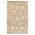 thumbnail image 1 of Roh 2 x 3 Small Handwoven Area Rug, Tribal Style Art Design, Ivory, Brown, 1 of 4