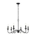 thumbnail image 1 of Rohan 30 inch chandelier in matte black, 1 of 10