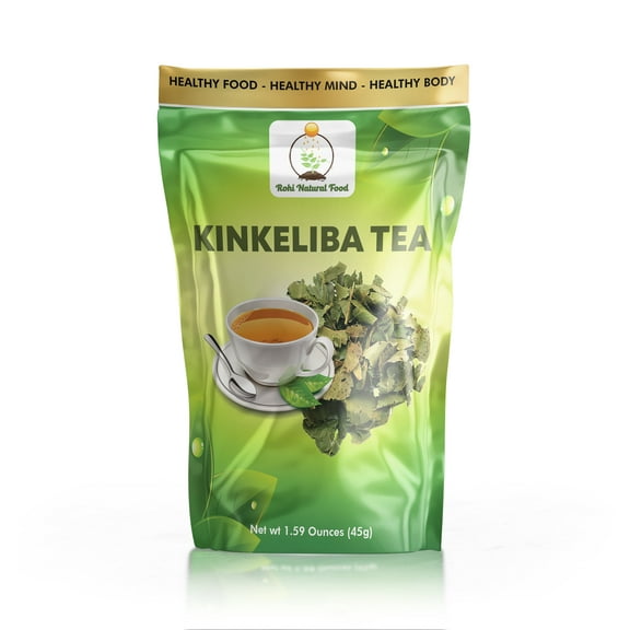 Rohi Natural Food Kinkeliba  Leaf Tea, 30 Count Tea Bags, Caffeine-Free | 100% Kinkeliba Leaves