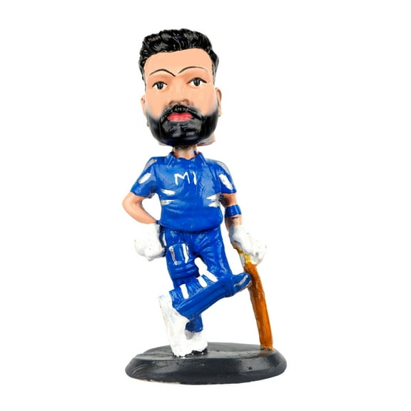 Rohit Sharma Bobblehead- MI Jersey (Handmade)