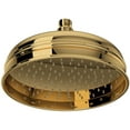 thumbnail image 1 of Rohl 1037/8 Bordano 1.8 GPM Single Function Rain Shower Head - Brass, 1 of 7
