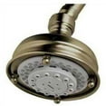 thumbnail image 1 of Rohl 1085/8TCB Tuscan Brass 4" 3-Function Santena Five Jet Showerhead, 1 of 7