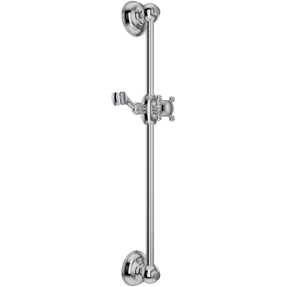 Rohl 1201APC 24" Wall Mounted Shower Slide Bar - Chrome