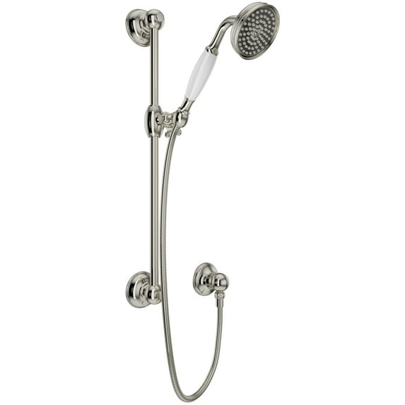 Rohl 1300E Spa Shower 1.8 GPM Single Function Hand Shower Package - Nickel
