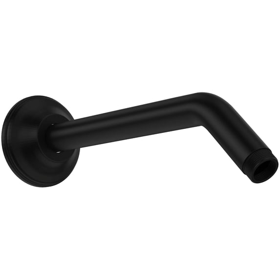 Rohl 1440/8 Shower 8-3/4" Wall Mounted Shower Arm And Flange - Black