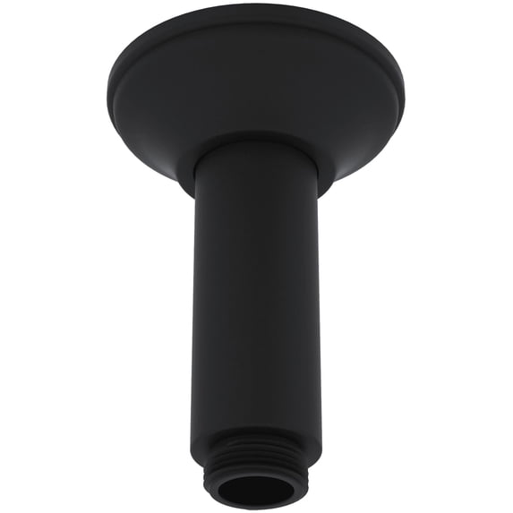 Rohl 1505/3 Shower 3-11/16" Ceiling Mounted Shower Arm And Flange - Black