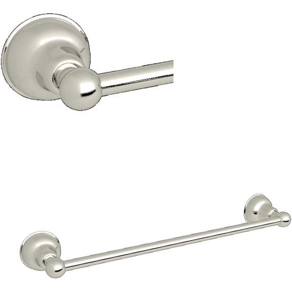 Rohl 24" Single Towel Bar In Polished Nickel