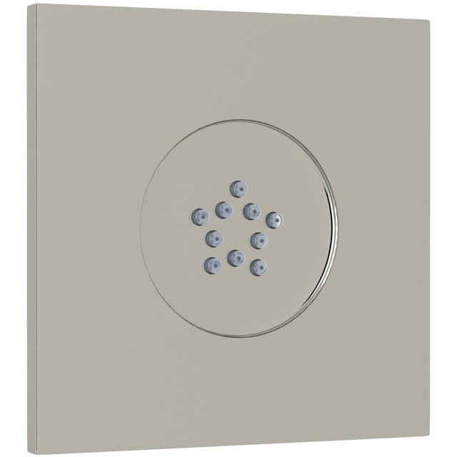 Rohl 24960PN Flat Panel Rectangular Swivel Body Spray in Polished Nickel