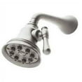 thumbnail image 1 of Rohl 4" Diameter Mantova Italian Bath Style Showerhead 8 Jet With Adjustable Spray 1/2"F Inlet Swivel Connection In Satin Nickel, 1 of 2