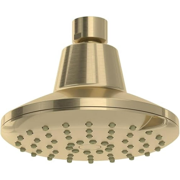 Rohl 5" 3-Function Showerhead in Antique Gold - 50126MF3AG
