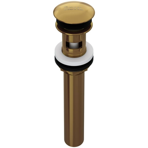 Rohl 5447 1-1/4" Push Drain Assembly - Brass