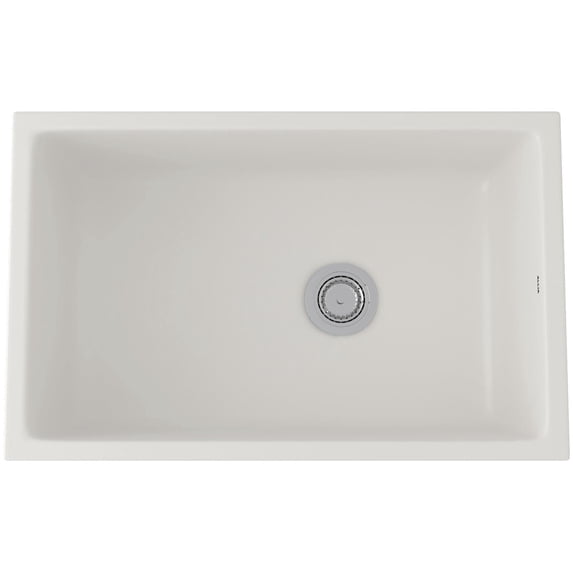 Rohl 6307-68 Allia 31-5/8" Undermount Single Basin Fireclay Kitchen Sink - Pergame