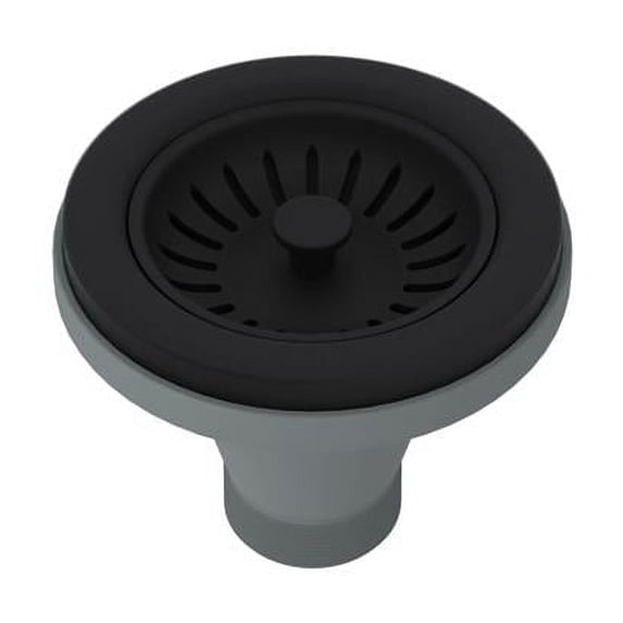 Rohl 735MB Basket Strainer without Pop-Up Manual Operation in Matte Black