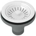 thumbnail image 1 of Rohl 735WH Basket Strainer without Pop-Up Manual Operation, White, 1 of 2
