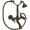 thumbnail image 1 of Rohl A1401xm Italian Country Bath Wall Mounted Tub Filler - Brass, 1 of 6