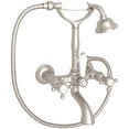 thumbnail image 1 of Rohl A1401xm Italian Country Bath Wall Mounted Tub Filler - Nickel, 1 of 6
