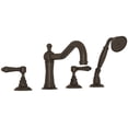 thumbnail image 1 of Rohl A1404lm Acqui Deck Mounted Roman Tub Filler - Brass, 1 of 5
