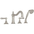 thumbnail image 1 of Rohl A1404lm Acqui Deck Mounted Roman Tub Filler - Nickel, 1 of 2