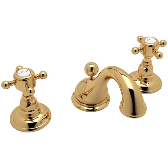 Rohl A1408XMIB-2 Acqui 1.2 GPM Widespread Bathroom Faucet - Brass