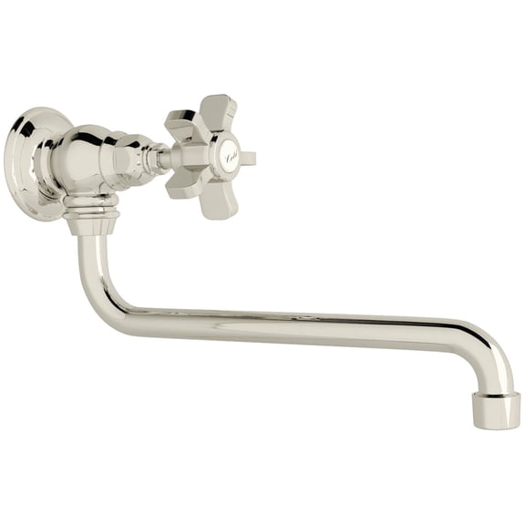 Rohl A1445 Country Kitchen Wall Mounted Pot Filler Faucet, Available in Various Colors