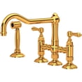 thumbnail image 1 of Rohl A1458lmws-2 Acqui 1.5 GPM Bridge Kitchen Faucet - Brass, 1 of 7