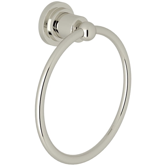 Rohl A1485iw Campo 6" Wall Mounted Towel Ring - Nickel