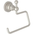 thumbnail image 1 of Rohl A1492li San Giovanni Wall Mounted Euro Toilet Paper Holder - Nickel, 1 of 4
