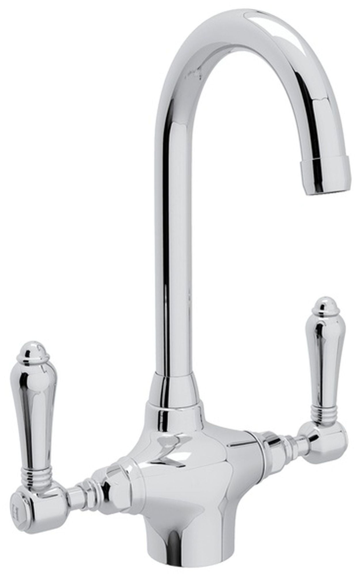 San Julio Polished Chrome Double Handle Deck Mounted Bar Faucet