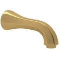 thumbnail image 1 of Rohl A1803 Satin Unlacquered Brass Palladian 6-3/8" Tub Spout Faucet, 1 of 4
