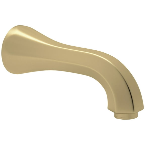 Rohl A1803 Palladian 6-3/8" Tub Spout - Satin Unlacquered Brass