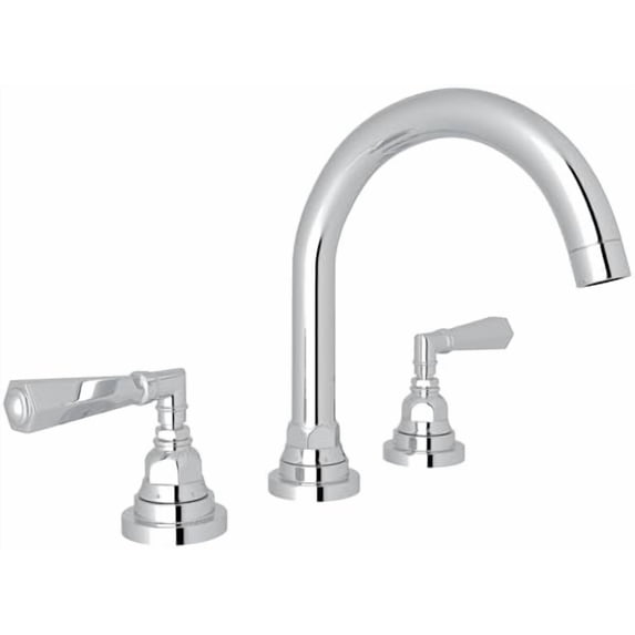 Rohl San Giovanni Widespread Lavatory Faucet With C-Spout in Polished Chrome - A2328LMAPC-2