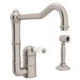thumbnail image 1 of Rohl A3608lpws-2 Acqui 1.5 GPM Single Hole Kitchen Faucet - Nickel, 1 of 7