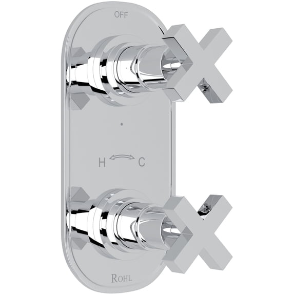Rohl A4264xm Lombardia 5 Function Thermostatic Valve Trim Only - Chrome