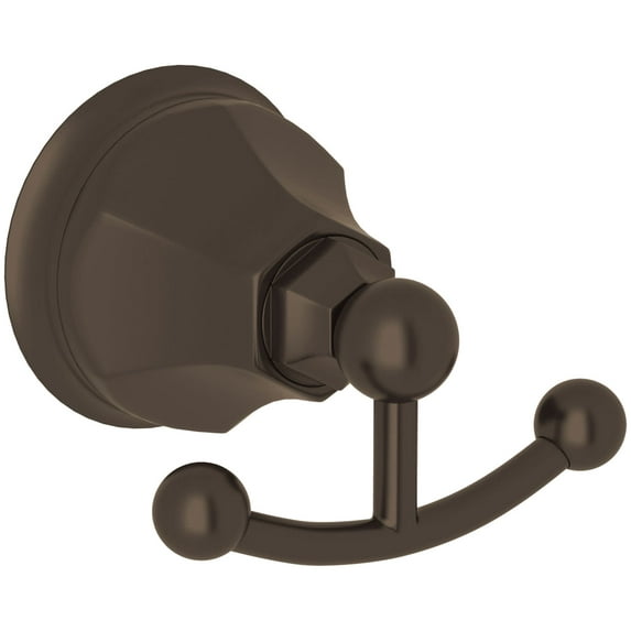 Rohl A6881 Palladian Double Robe Hook - Brass