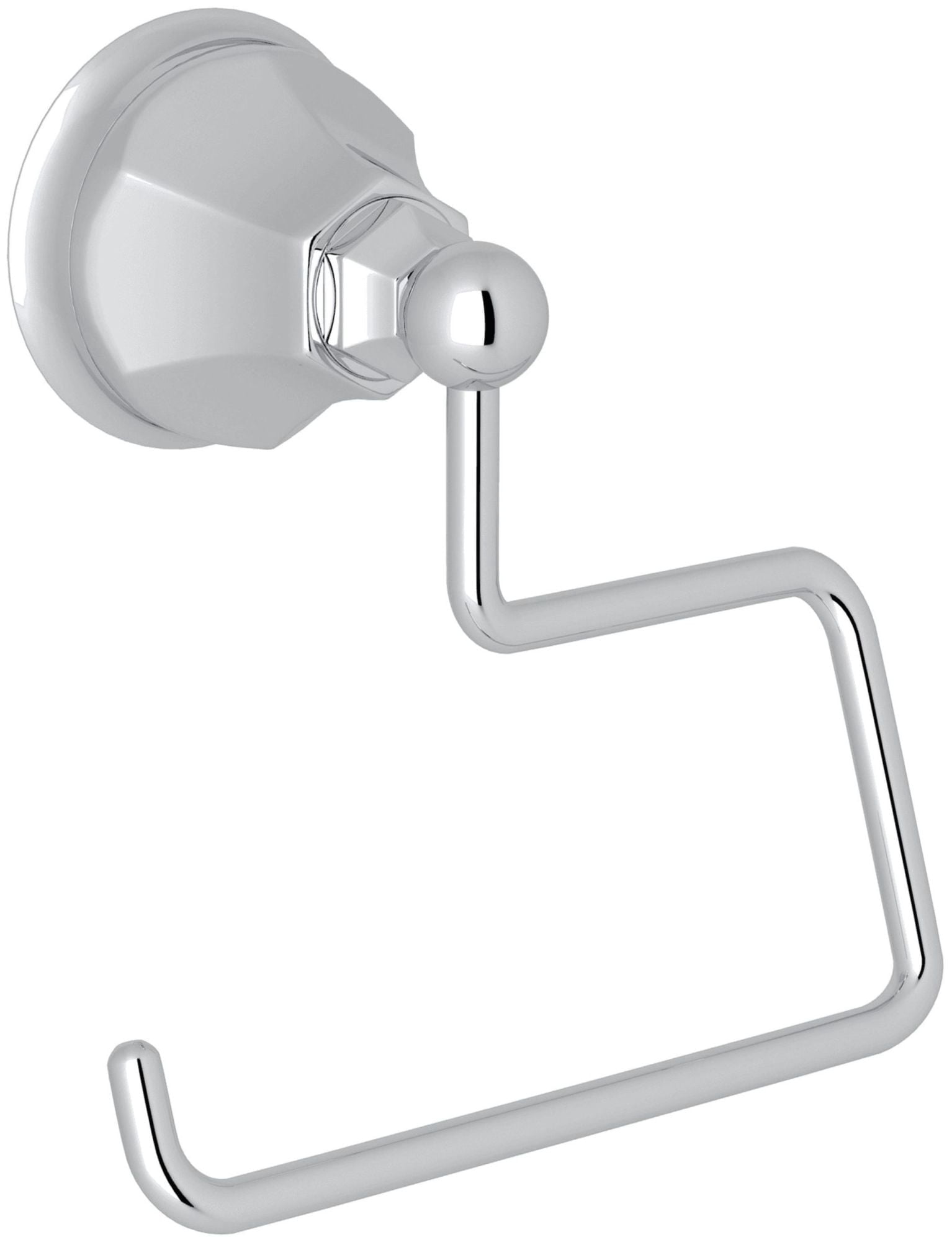 Rohl A6892 Palladian Wall Mounted Euro Toilet Paper Holder in Polished Chrome