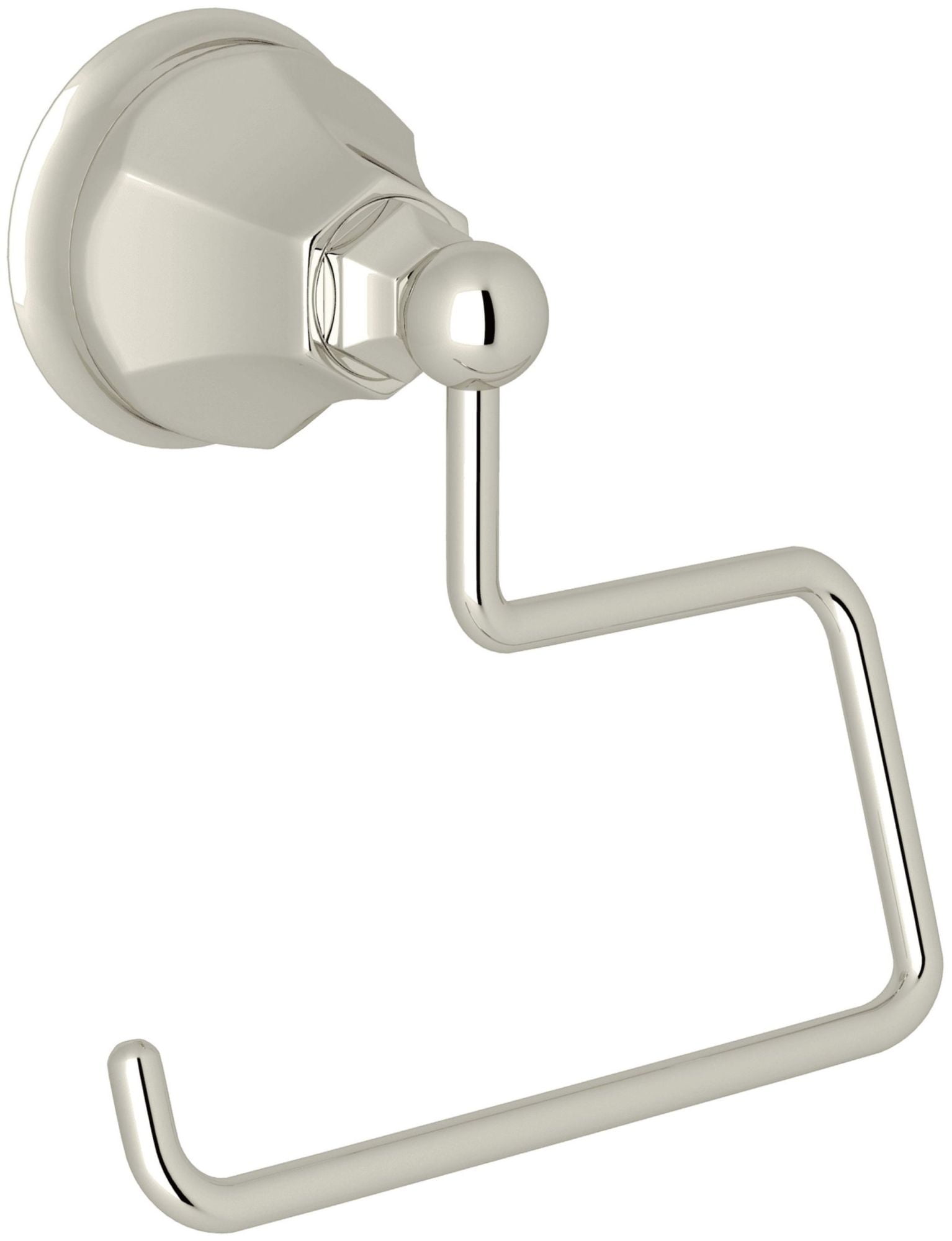 Rohl A6892 Palladian Wall Mounted Euro Toilet Paper Holder - Polished Nickel
