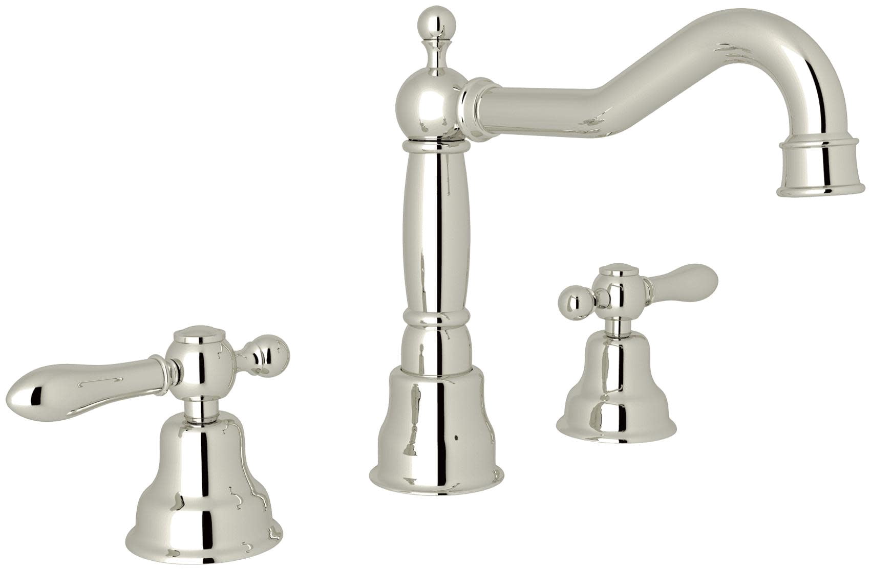 Rohl Ac107lm-2 Arcana 1.2 GPM Widespread Bathroom Faucet - Nickel