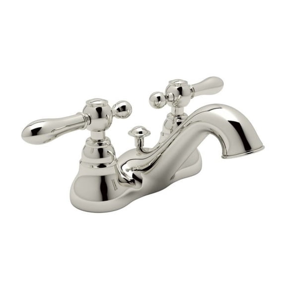 Rohl Ac95lm-2 Arcana 1.2 GPM Centerset Bathroom Faucet - Nickel