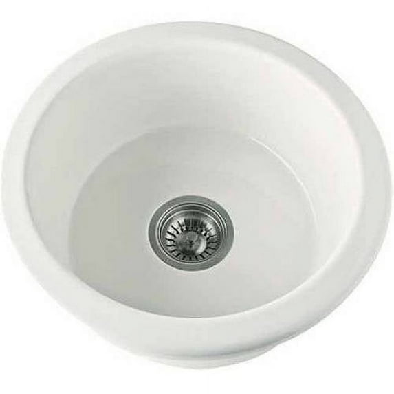 Rohl Allia 18" Undermount Fireclay Bar Sink, Available in Various Colors