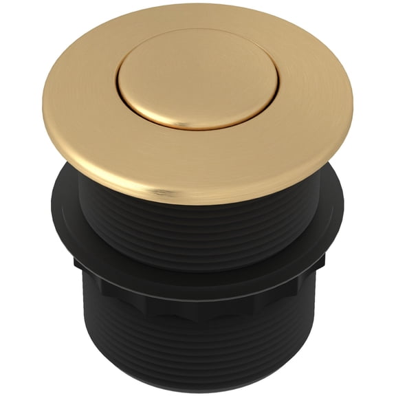 Open Box Rohl As425 Waste Disposal Air Switch Button - Satin English Gold