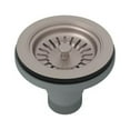 Rohl Basket Strainer Without PopUp In Satin Nickel Manual Operation