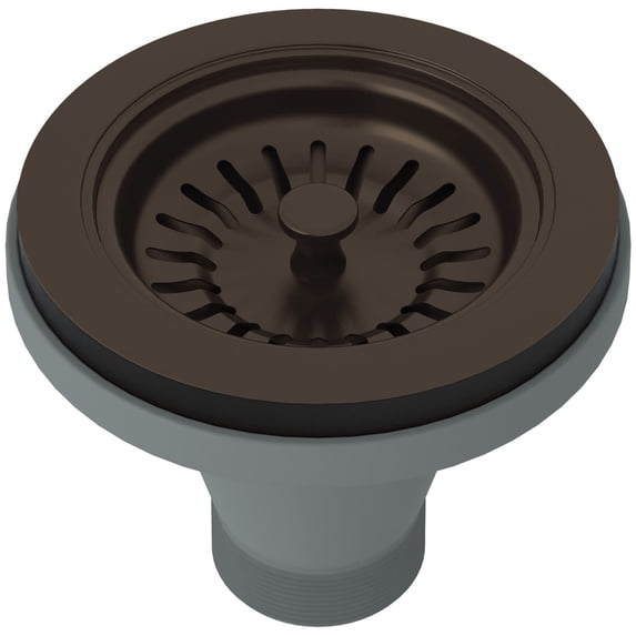 Rohl Basket Strainer Without Pop-Up In Tuscan Brass Manual Operation No Warranty On This Finish