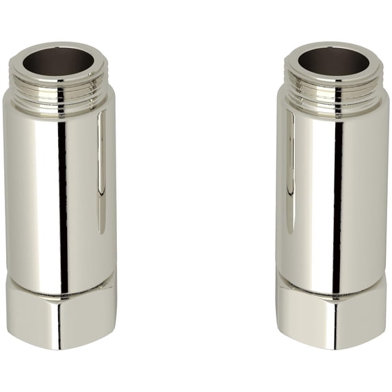 Rohl C5574EXTPN Union Adaptors For Tub Fillers - Nickel
