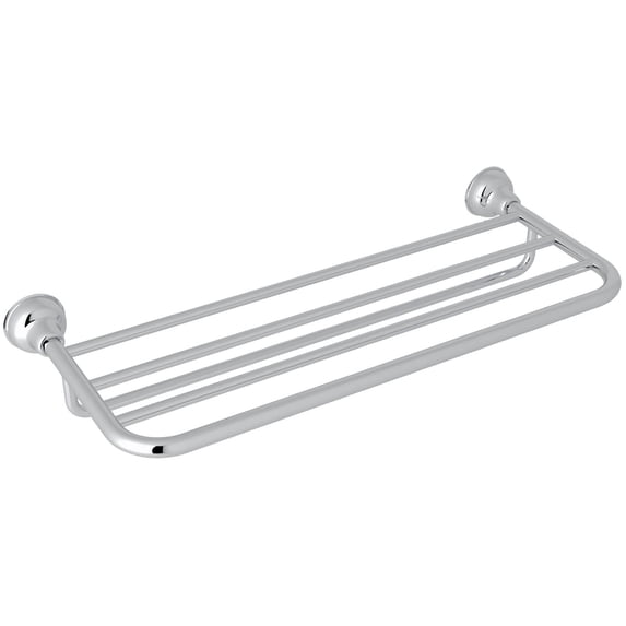 Rohl Cis10 Arcana 23-1/2" Brass Towel Rack - Chrome