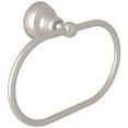 thumbnail image 1 of Rohl Cis4 Arcana 8-1/4" Wall Mounted Towel Ring - Nickel, 1 of 7
