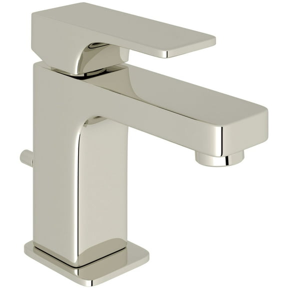Rohl Cu51l-2 Quartile 1.2 GPM Single Hole Bathroom Faucet Polished Nickel