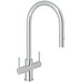 thumbnail image 1 of Rohl Cy657l-2 Pirellone 1.8 GPM Single Hole Pull Down Kitchen Faucet - Chrome, 1 of 5